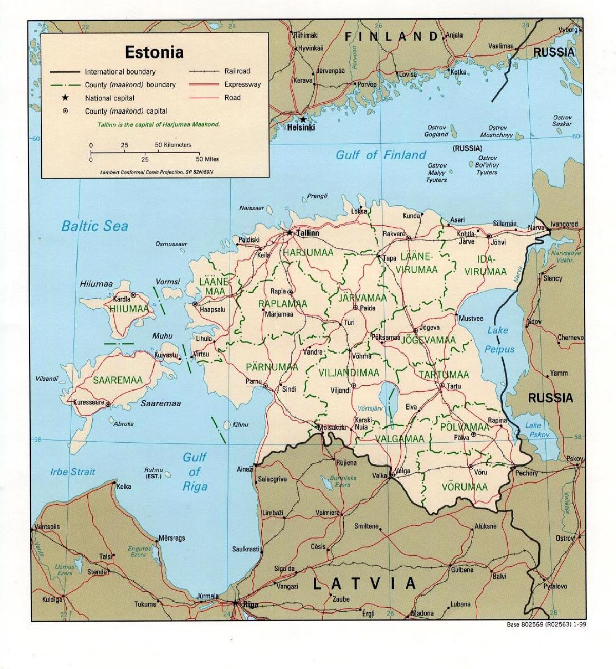 harta Estoniei localizare pe harta