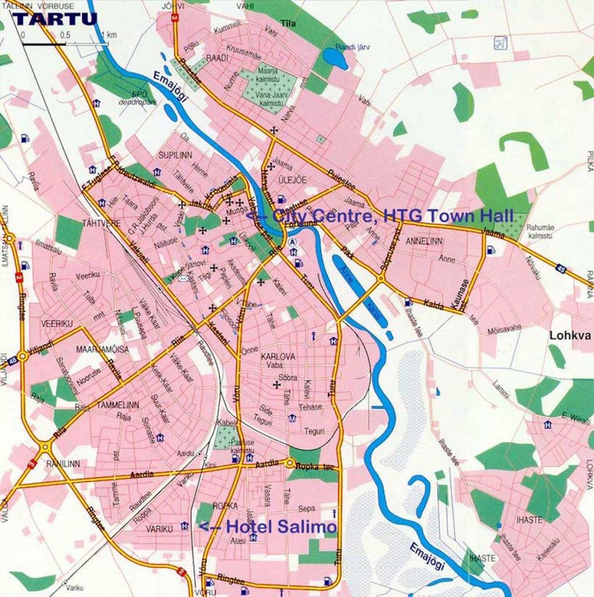 harta din tartu, Estonia